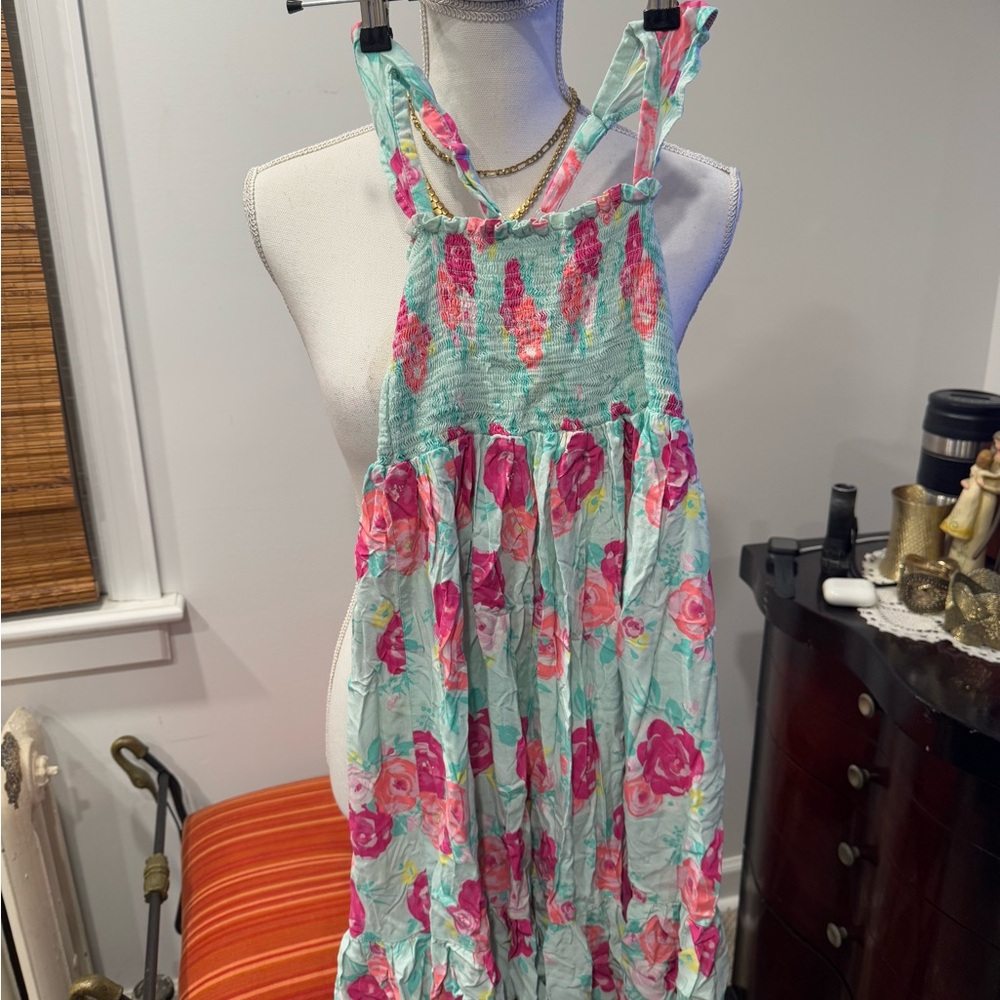 Floral Halter Dress